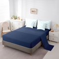 thumbnail image 4 of Erosebridal Blue Bow Love Heart Bedding Comforter Set for Girls, Kawaii Bowknot Queen Bedding Sets for Kids, Blue Reversible, 7 Pieces, 4 of 6