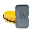 thumbnail image 3 of 3 Gallon Rectangular Window Cleaning Bucket With Lid - Yellow, 3 of 6