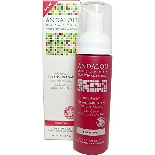 andalou 1000 roses cleansing foam