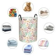 thumbnail image 6 of XMXT Collapsible Laundry Basket, Cartoon Moose Leaf Polyester Waterproof Laundry Hampers Dirty Clothes Hamper, 62L, 6 of 8