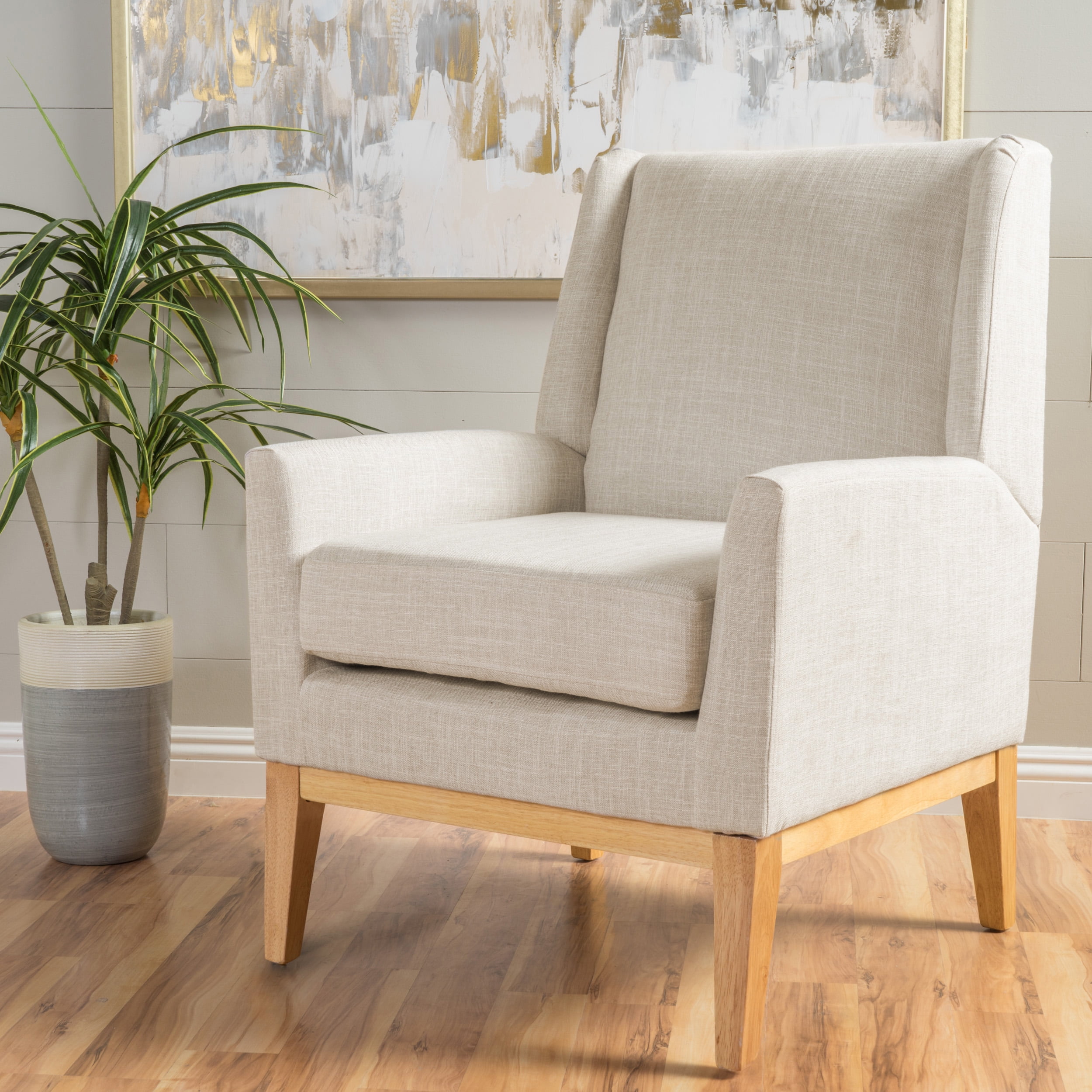 Wood And Fabric Accent Chair  : Try Our Free Drive Up Service, Available Only In The Target App.