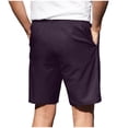 thumbnail image 5 of Pleated Shorts for Men Zipper Knee Length Dress Pants with Pockets Regular Fit Casual Pant Running Business Suit Pant Solid Button Waist Trousers 2026 Golf Beach Short for Men, 5 of 8