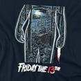 thumbnail image 2 of Friday The 13Th 13Th Poster Women's T Shirt, Navy, Medium, 2 of 6
