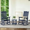 thumbnail image 2 of Dycanpo Outdoor Rocking Chair for Porch, Weather Resistant Outdoor Indoor Uses for Adults, Blue, 2 of 8