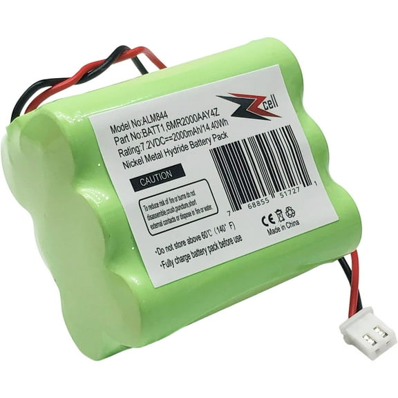 ZZcell Replacement Battery For 2Gig BATT1, BATT1X, BATT2X, 6MR2000AAY4Z, GC2 2GIG-CNTRL2 2GIG-CP2, GCKIT311, 228844, Go Control Panel Alarm System 10-000013-001, PERS-4200
