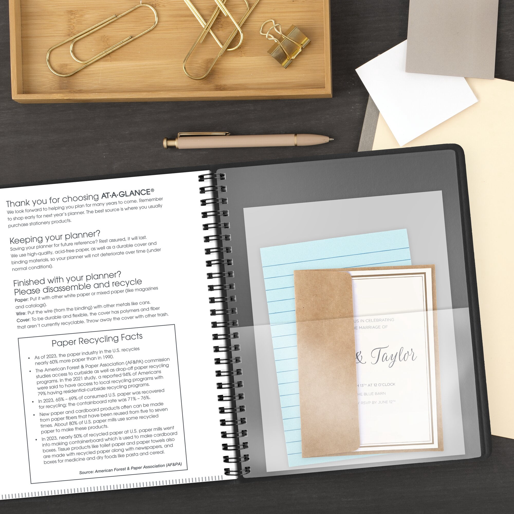 AT-A-GLANCE 2027 Weekly Hourly Appointment Book Planner Black Medium 7 x 8 34 -