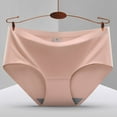 thumbnail image 5 of GEWSEY Womens Underwear Full Coverage No Show High Waisted Seamless Ladies Panties (Orange, L), 5 of 5