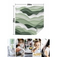 thumbnail image 5 of Cloth Napkins 1 Piece - 20x20 Inches, Sage Green Ombre Washable Reusable Table Napkins, Modern Moire Geometric Abstract Soft & Absortbent Dining Napkin for Party Wedding Hotel Restaurant, 5 of 8