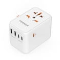 thumbnail image 1 of Adaptador de viaje TESSAN Universal GaN 65W con 3 USB C y 2 USB A, 1 of 6