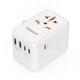 thumbnail image 1 of Adaptador de viaje TESSAN Universal GaN 65W con 3 USB C y 2 USB A, 1 of 6