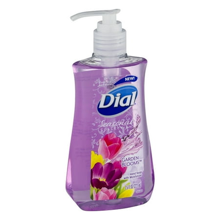 Dial Seasonal Collection Hand Soap with Moisturizer, Garden Blooms, 7.5 Fl Oz