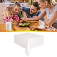 thumbnail image 4 of Disposable Tablecloth Home Hotel Restaurant Single Use decorative table cover Decorative Solid Color Heat Insulation Table Cover, White, 4 of 8