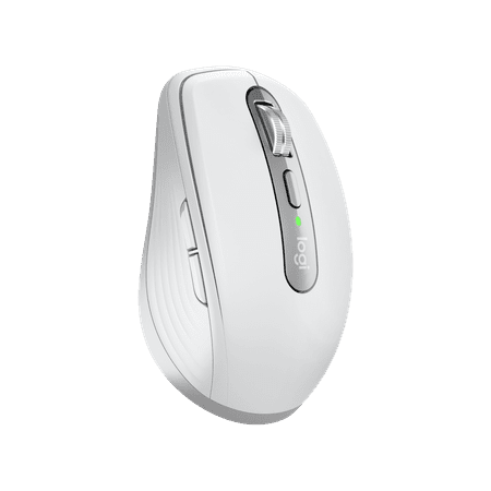 Logitech - MX Anywhere 3 Wireless Compact Mouse for Mac with Ultrafast Scrolling - Pale Gray