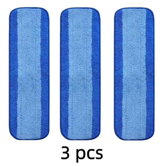 Vruelia 3 Pack Microfiber Mop Pads for Microfiber Cleaning Pad Compatible with Mop for Hardwood Floor Cleaner