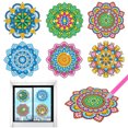thumbnail image 1 of 6 Uds. Kits Manualidades DIY Con Gemas Pegatinas Mosaico Diamantes Mandala para Regalo Y Niña, 1 of 9