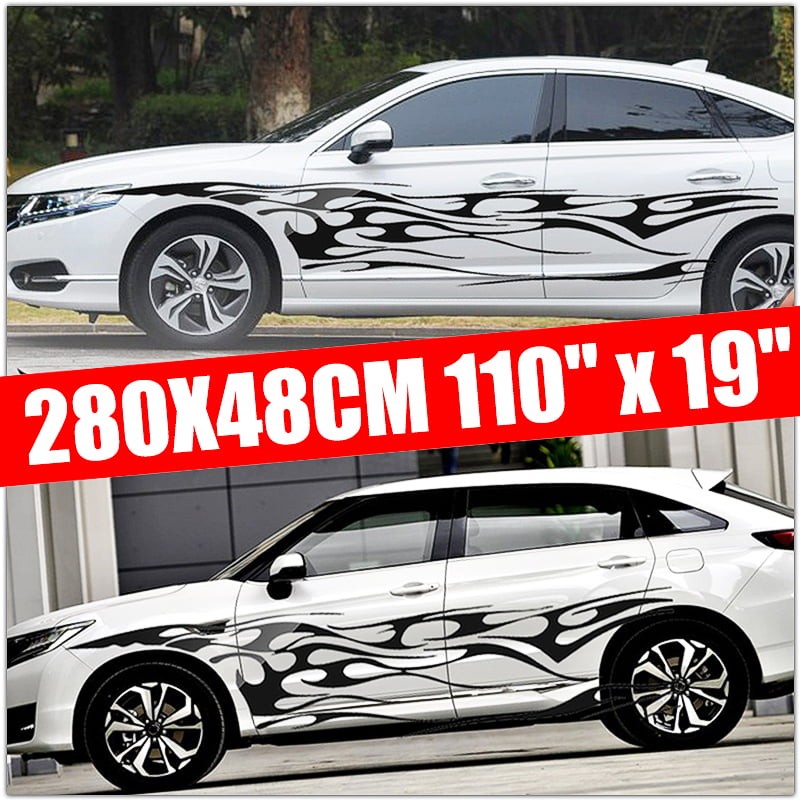 1x New Sports Racing Car Auto Stickers Auto Reflective Vinyl Graphic Decal Hot