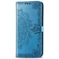 thumbnail image 2 of COTDINFORCA Samsung Galaxy A10E Wallet Case, Slim Premium PU Flip Cover Mandala Embossed Full Body Protection with Card, 2 of 6