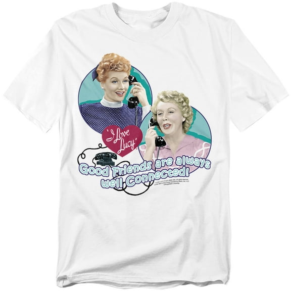 I Love Lucy T-Shirt Always Connected Unisex Graphic Tee For Men & Women