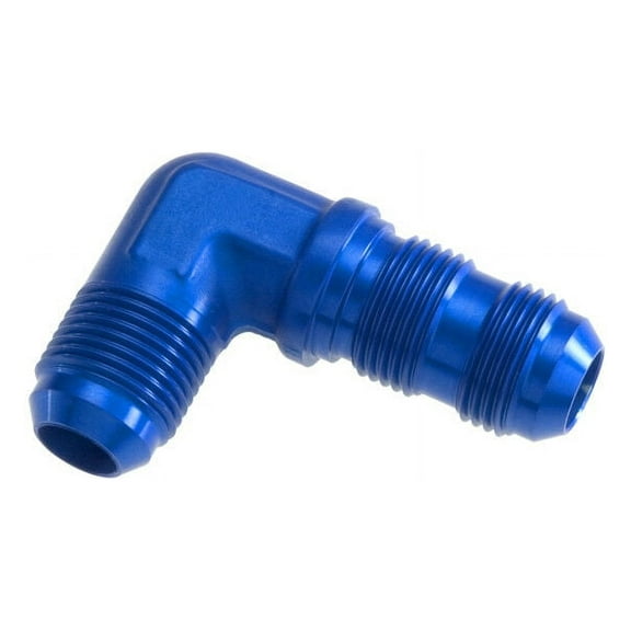 Red Horse Performance 833-03-1 RHP833-03-1 -03 90 DEGREE MALE AN/JIC BULKHEAD ADAPTER - BLUE