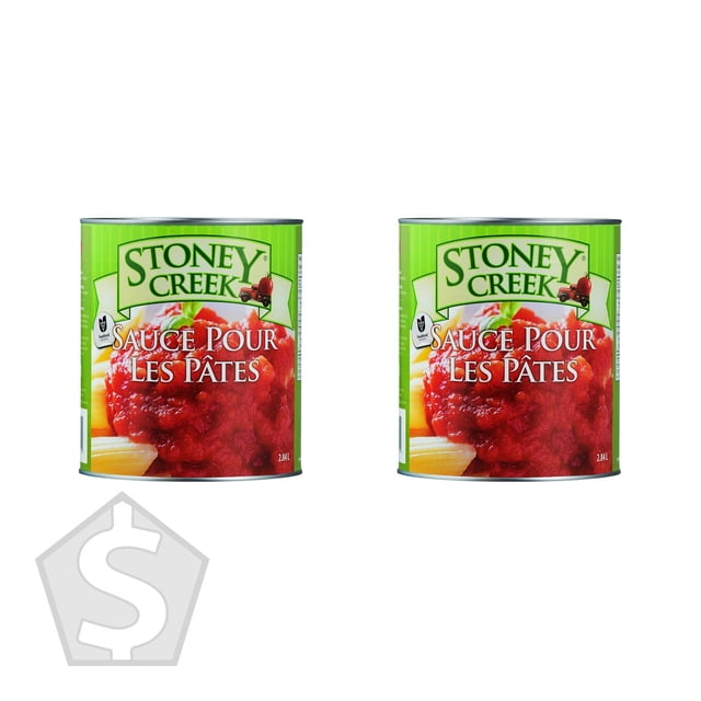 Stoney Sauce pour Pâtes Creek, 6 X 2,84 L - Lot de 2