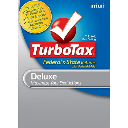 TurboTax Deluxe Fed+State+Efile 2012
