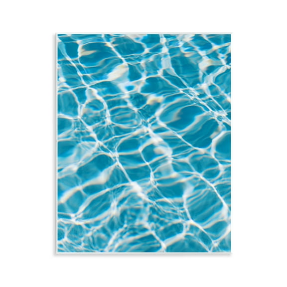 Stupell Industries Ocean Water Ripples Abstract Painting Unframed Art Print Wall Art, 11 x 14