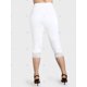 thumbnail image 4 of Leggings de Bolsillo de Color Sólido Rosegal Leggings de talla grande, 4 of 5
