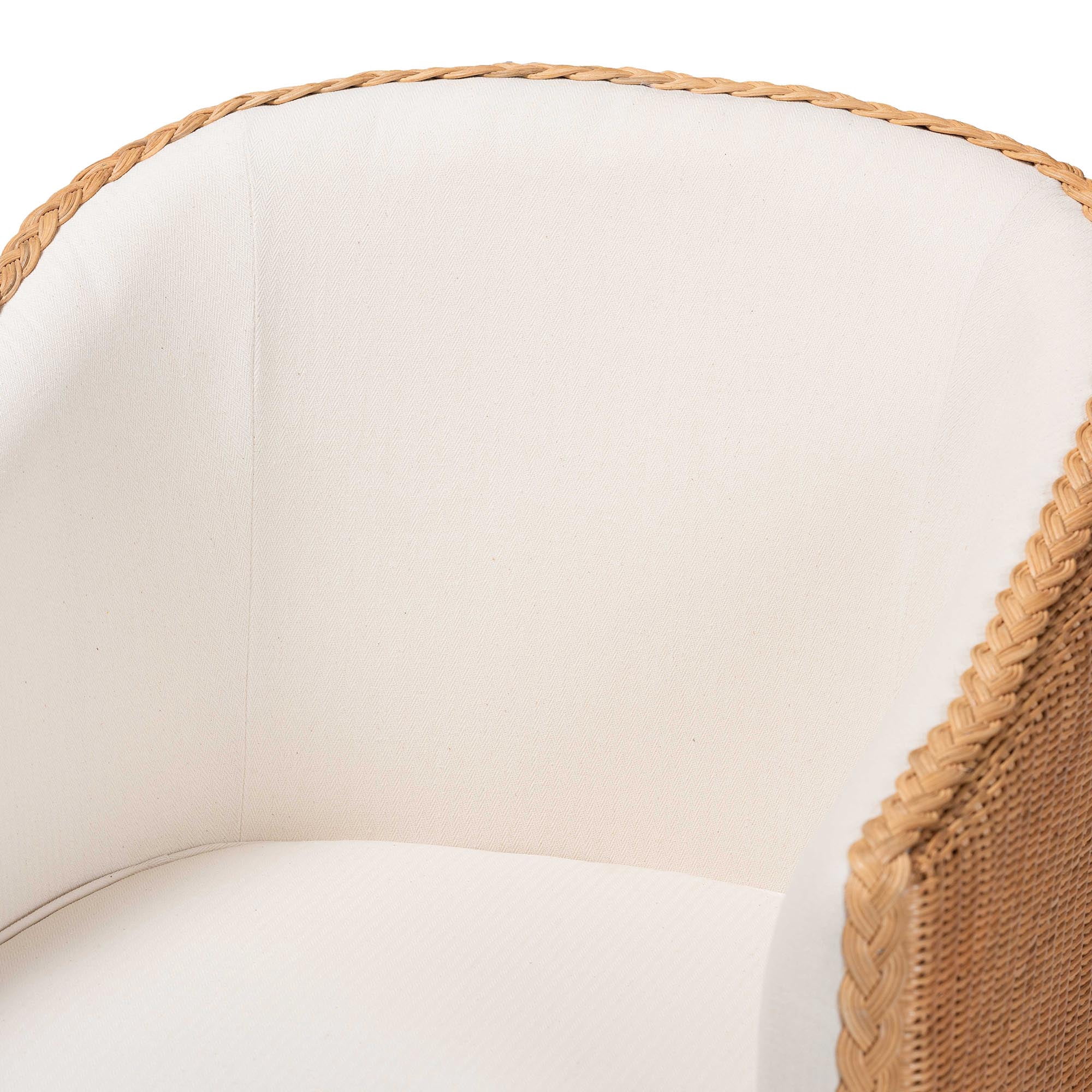 bali & pari Tessa Boho Arm Chair, Light Honey