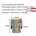 thumbnail image 5 of Terminales de conexión, Conector eléctrico de 10 piezas con palanca de operación, Terminal de conexión eléctrica automática compacta, 3 en 6 salidas,, 5 of 5