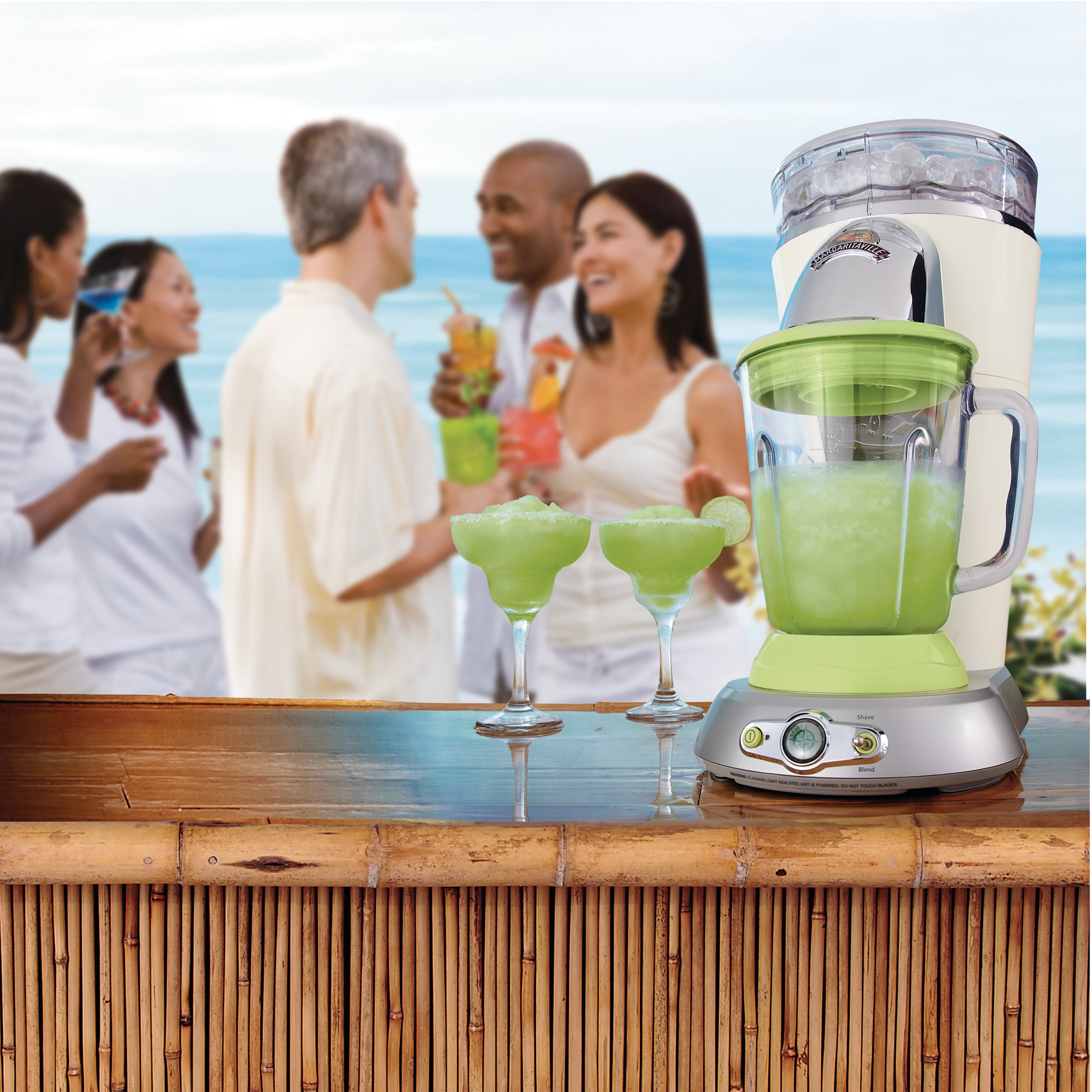 Margaritaville Bahamas Frozen Concoction Maker, Frozen Drink Blender for Margaritas and Smoothies, 36 oz Capacity, DM0500-33, Cream