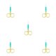 thumbnail image 2 of Tijeras para cejas Minnieouse accesorio de cuidado personal acero inoxidable, 2 of 6