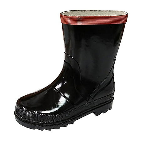 - Tamarack CITY Toddler & Youth Boys Kids Black Rubber Waterproof Rainboots Boots