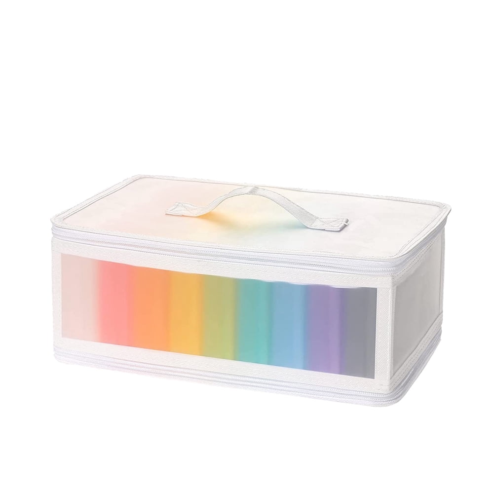 4x6 Inch Photo Storage Boxes Photo Case with Handle, 10 Inner Plastic Photo Keeper, Scrapbook Organiser Container Box