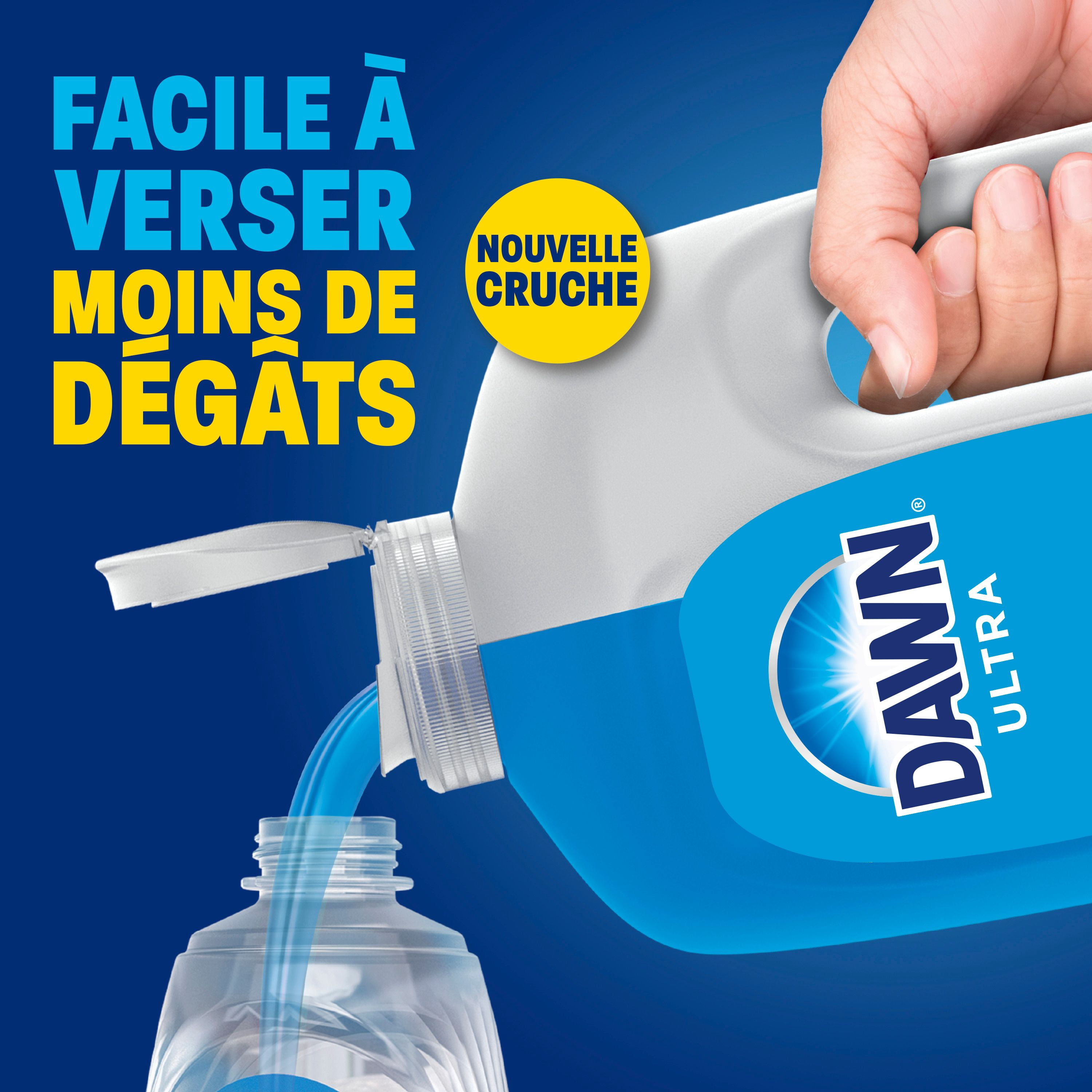 Savon à vaisselle Dawn Ultra, détergent à vaisselle liquide, parfum Fleurs de pommier