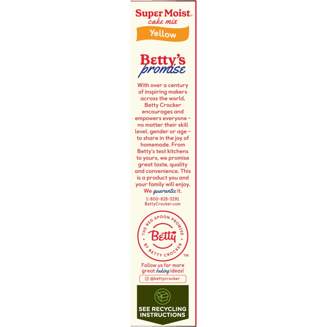 (12 pack) Betty Crocker Favorites Super Moist Yellow Cake Mix, 13.25 oz