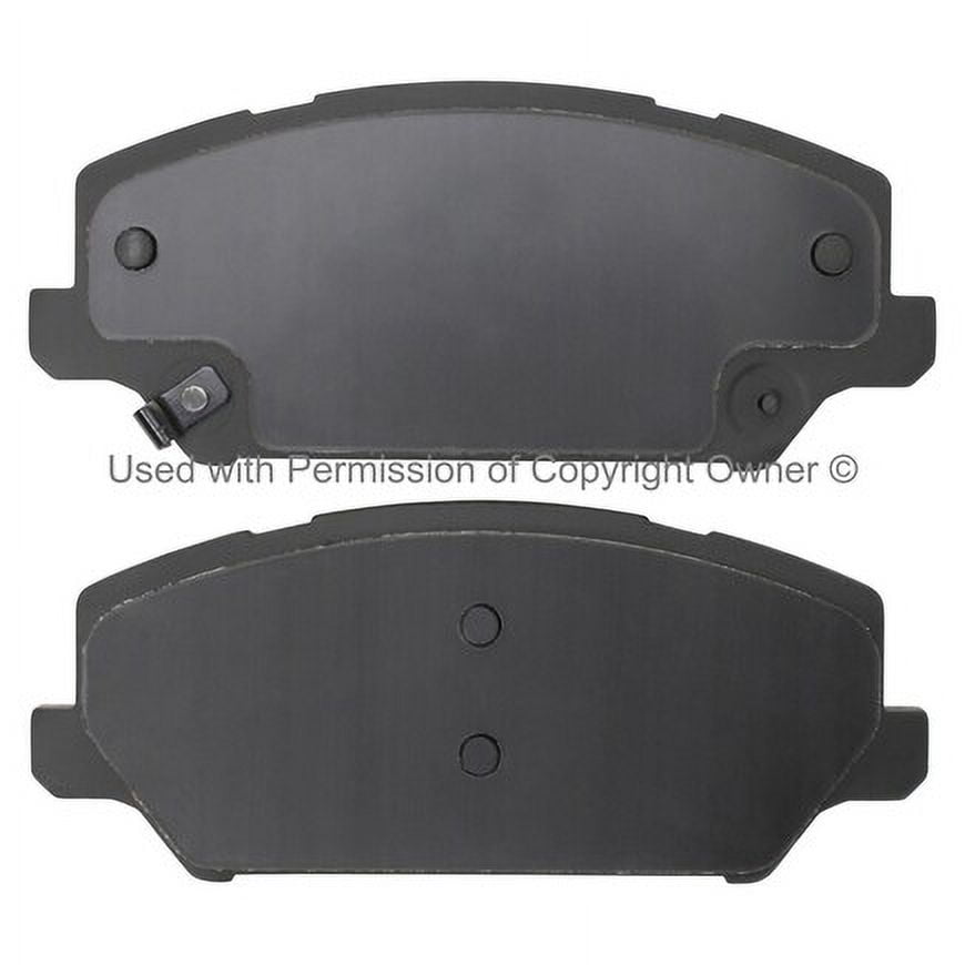 Mpa Electrical 1003-2049C Quality Built Black Series Ceramic Brake Pads W/