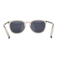 thumbnail image 4 of Polarized Gentlemanly Minimal Keyhole Bridge Thin Horn Rim Sunglasses Slate - Black, 4 of 4