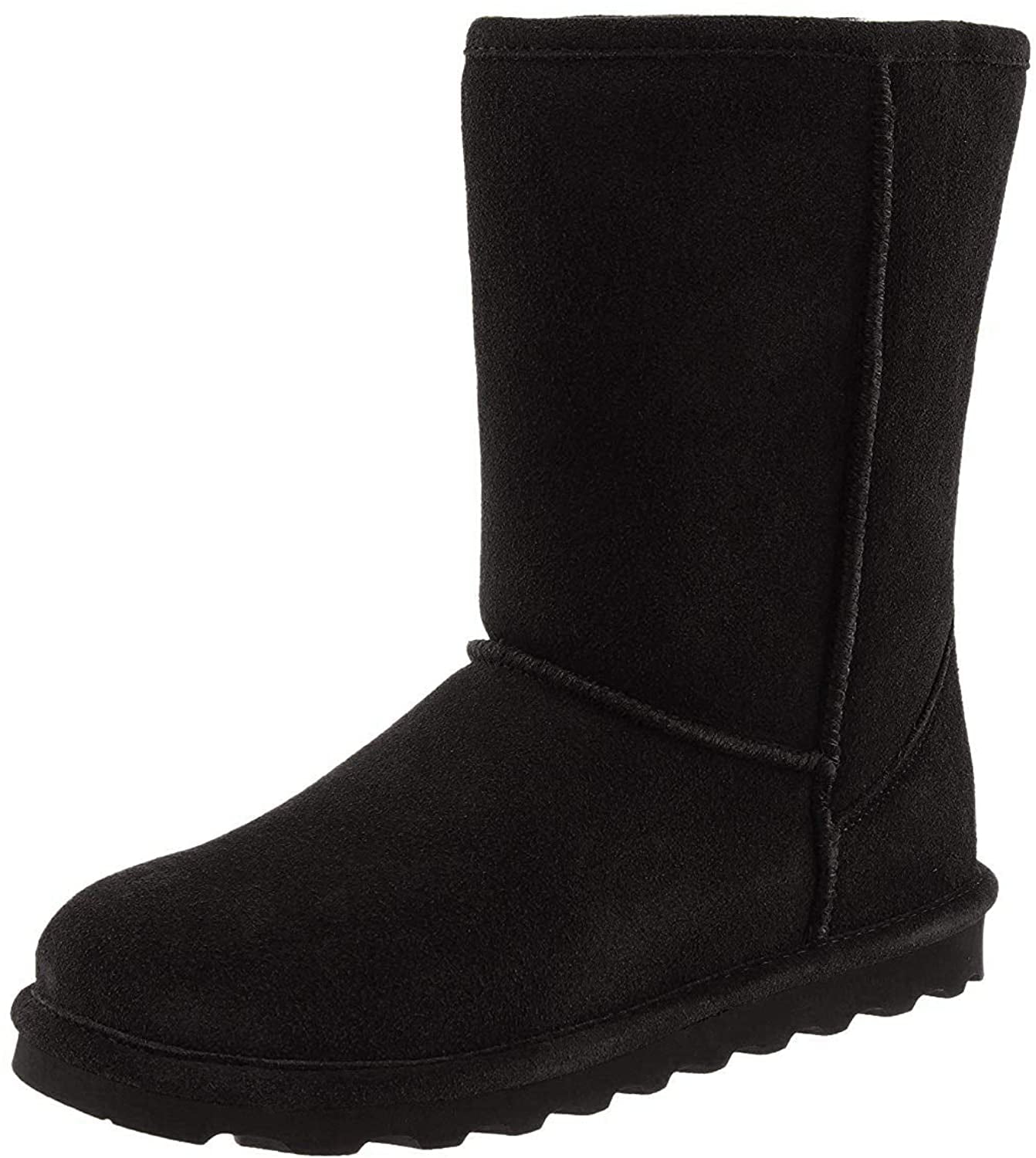 BEARPAW Women's Elle Short Winter Boot Black.ii 11, 100 Suede By Visit