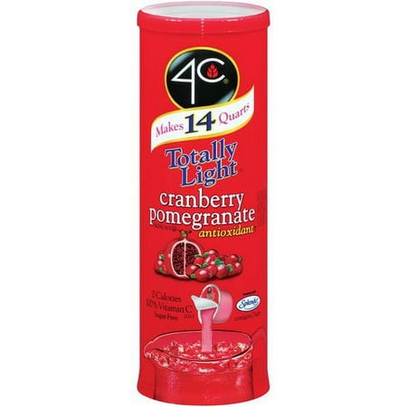 4C Totally Light Cranberry Pomegranate Drink Mix, 2.617 Oz.