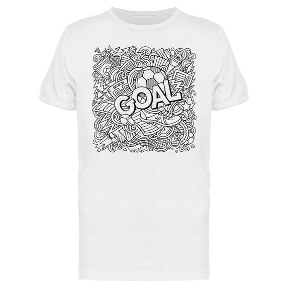 Goal Title With Symbols T-Shirt Men -Image by Shutterstock, Male Small