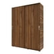 thumbnail image 3 of Ropero Closet Armario Puertas Corredizas Berlín 150cm Color Gales Wengue marron claro, 3 of 10