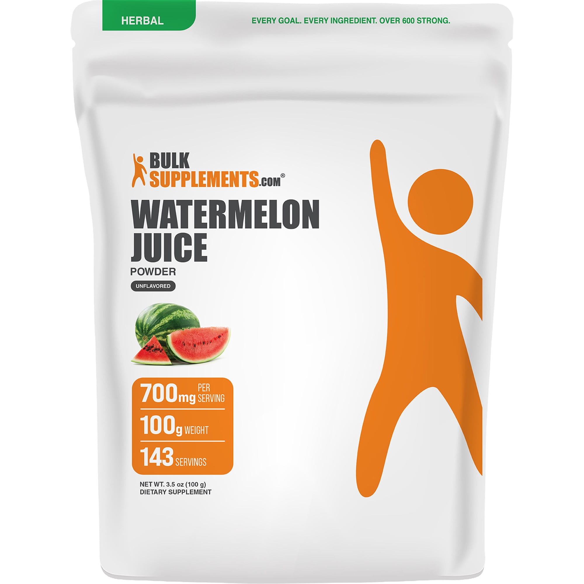BulkSupplements Watermelon Juice Powder - 100 Grams (3.5 oz)