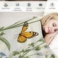 thumbnail image 3 of ARISTURING Vintage Wildflower Herbs Floral Blanket, Soft Blankets Flannel Bed Throw Cozy Lightweight Plush Gifts for Women Girls Sofa Couch Bedroom Living Rooms Warm All Season, Home Decor, 3 of 6