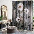 thumbnail image 2 of Floral Small Stall Shower Curtain 36 x 72, Plant Butterfly Narrow Half Size Fabric Shower Curtains for Rustic Vintage Bathroom Decor, Farm Style Cloth Shower Curtain 36 inch, 2 of 13