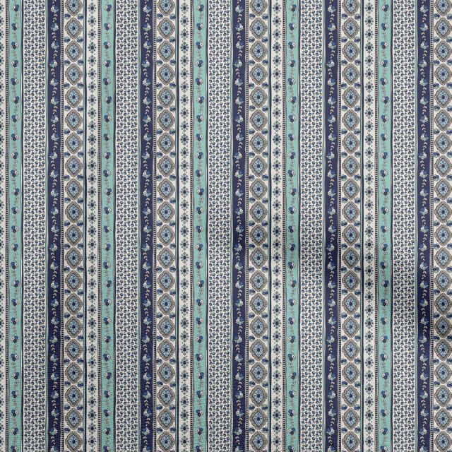 oneOone Polyester Lycra Dark Blue Fabric Words Of Wisdom For The Happy Couple Advice Card Floral Border Craft Projects Decor Fabric Printed By The Yard 56 Inch Wide