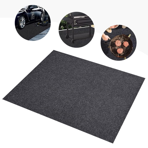 ToppiJoy 74*72 in Rectangular Extra Large Hot Tub Pad Inflatable Hot Tub Mat Outdoor Indoor Ground (Gray)