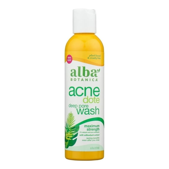Alba Botanica Natural Acnedote Deep Pore Wash - 6 fl oz
