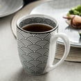 thumbnail image 7 of vancasso, Series Haruka, 40-Piece Porcelain Dinnerware Set, Black White Dinner Set, Service for 8, 7 of 7