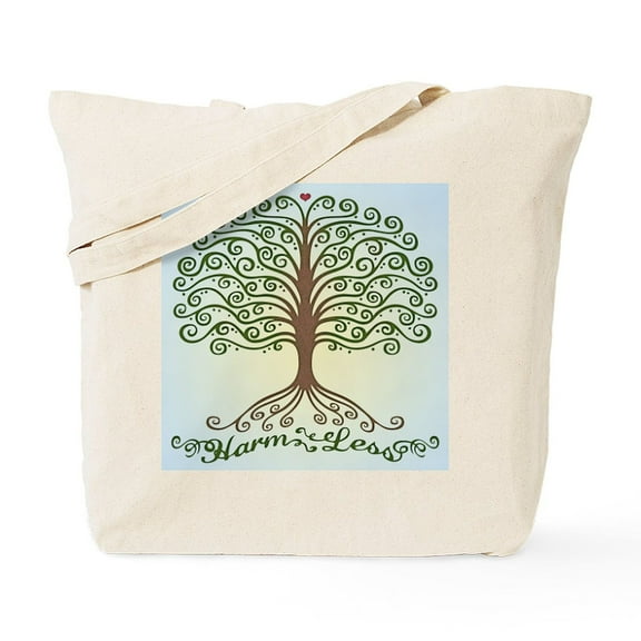 CafePress - Harm Less Tree BUT Tote Bag - Unisex Canvas Tote Bag, Beige, 1-Piece