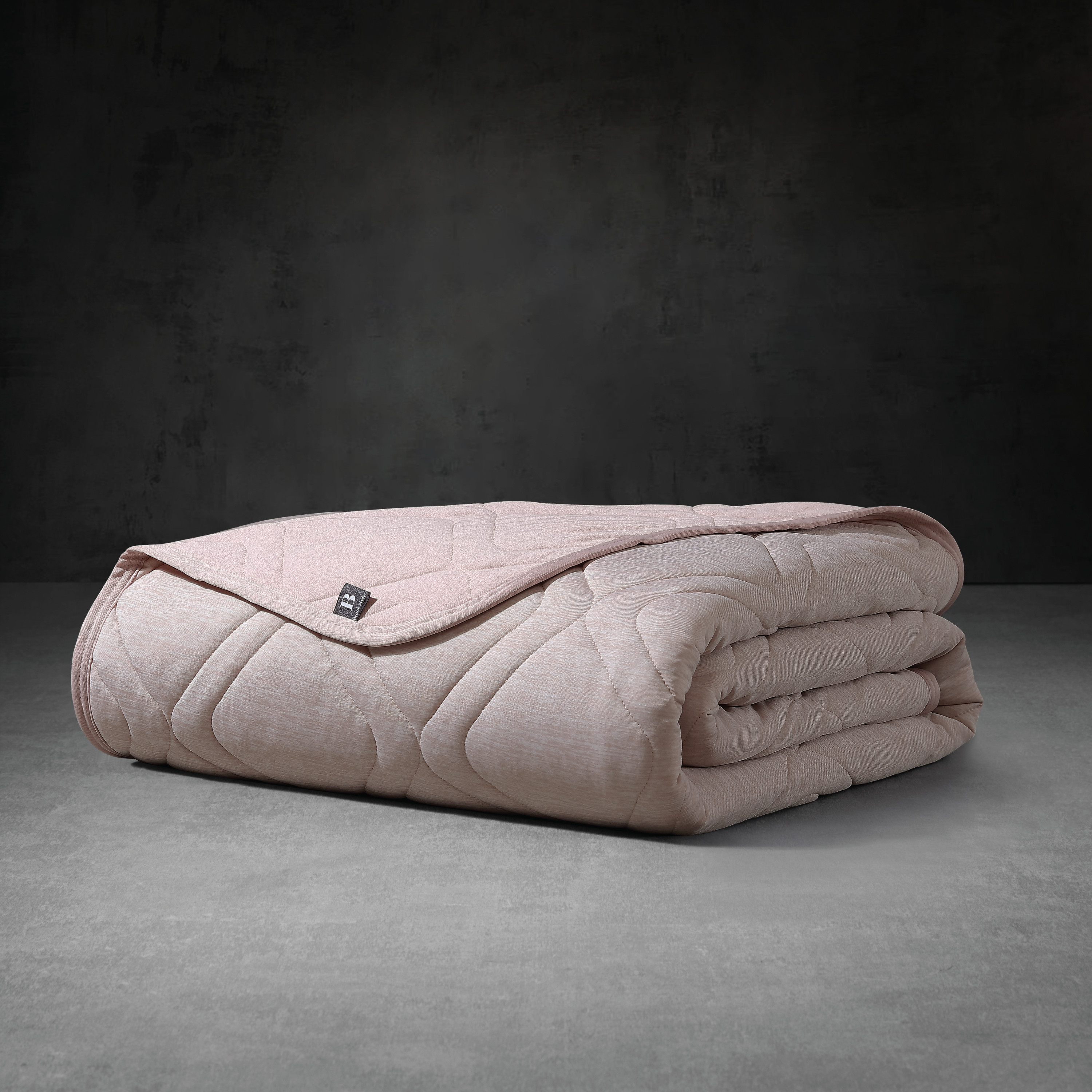 Brookstone Cooling Comfort Throw Blankets for Sleeping - Innovative Cooling Dual-Sided Throw - Oversized Cool Blanket for Hot Sleepers - Nylon and Polyethylene Blanket - Rose Smoke